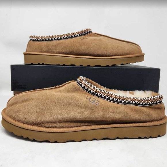 Men\'s 17 Ugg Tasman slip on slippers in Chestnut brown main image 8